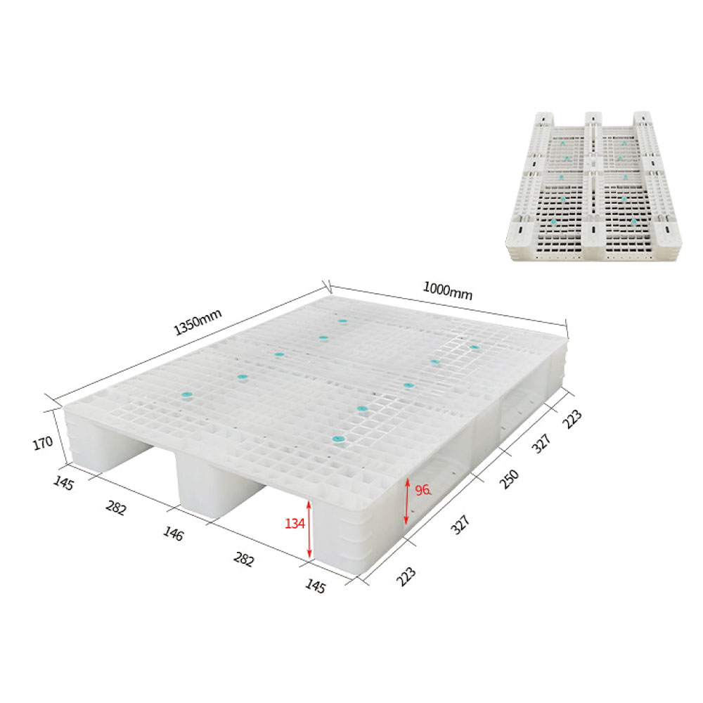 DDC1350 Pallet in plastica ad alta capacità di carico 