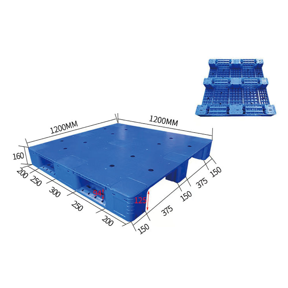 DDC1212 Pallet in plastica resistente agli agenti atmosferici