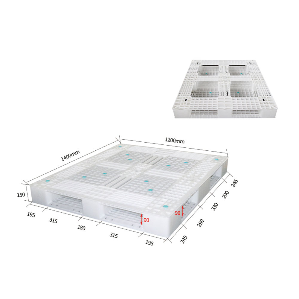 DDT1412 Pallet in plastica leggero e resistente